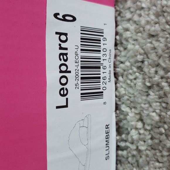 Cheetah furry slippers open toe Corkys Slumber NIB Size 7,8 And 10 - Picture 2 of 6